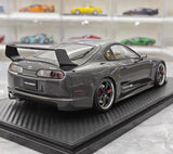 [Ignition] 1:18 Toyota 1993 Supra A80 TRD 3000GT grå modellbil harts