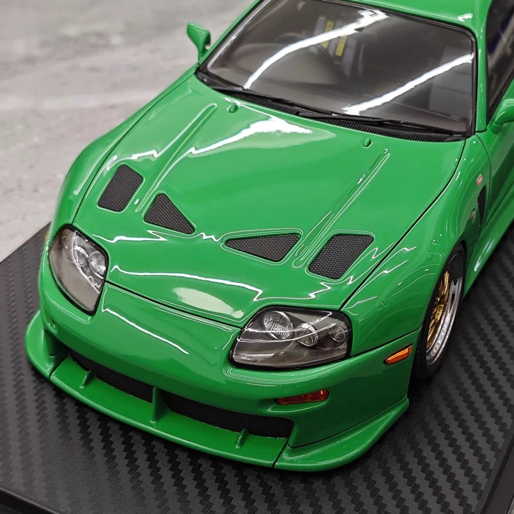[Ignition] 1:18 Toyota 1993 Supra A80 TRD 3000GT Green Model Car Resin
