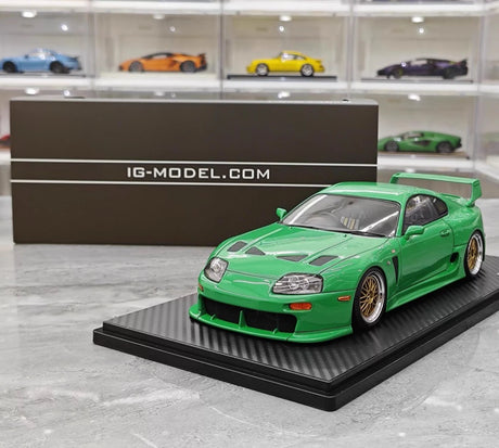 [Ignition] 1:18 Toyota 1993 Supra A80 TRD 3000GT groen modelauto Hars