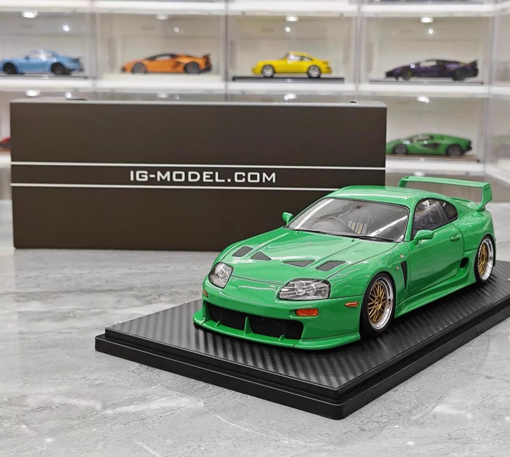 [Ignition] 1:18 Toyota 1993 Supra A80 TRD 3000GT Green Model Car Resin