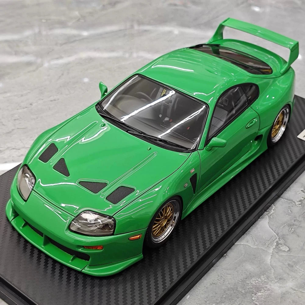 [Ignition] 1:18 Toyota 1993 Supra A80 TRD 3000GT グリーン モデルカー レジン