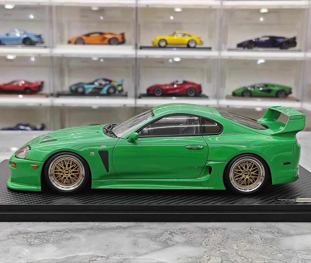 [Ignition] 1:18 Toyota 1993 Supra A80 TRD 3000GT Green Model Car Resin