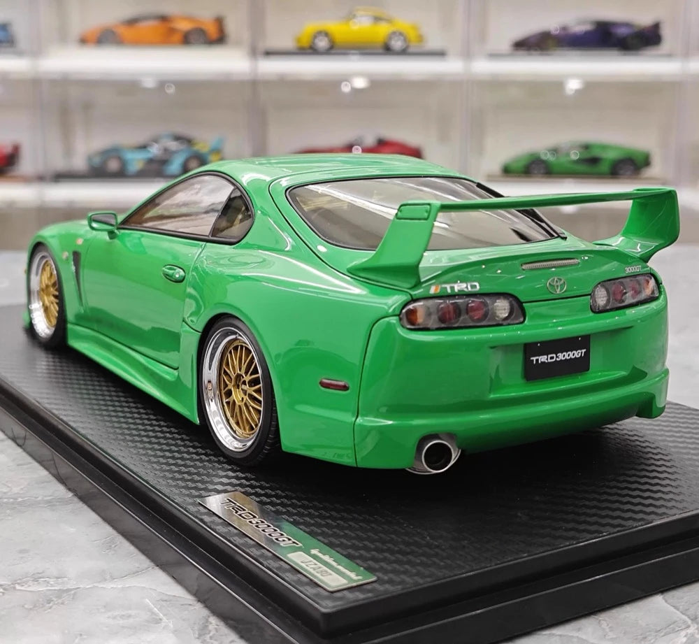 [Ignition] 1:18 Toyota 1993 Supra A80 TRD 3000GT Green Model Car Resin