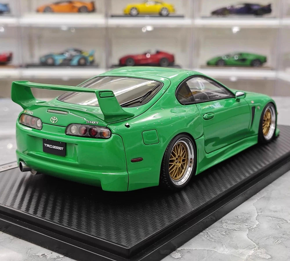 [Ignition] 1:18 Toyota 1993 Supra A80 TRD 3000GT Green Model Car Resin