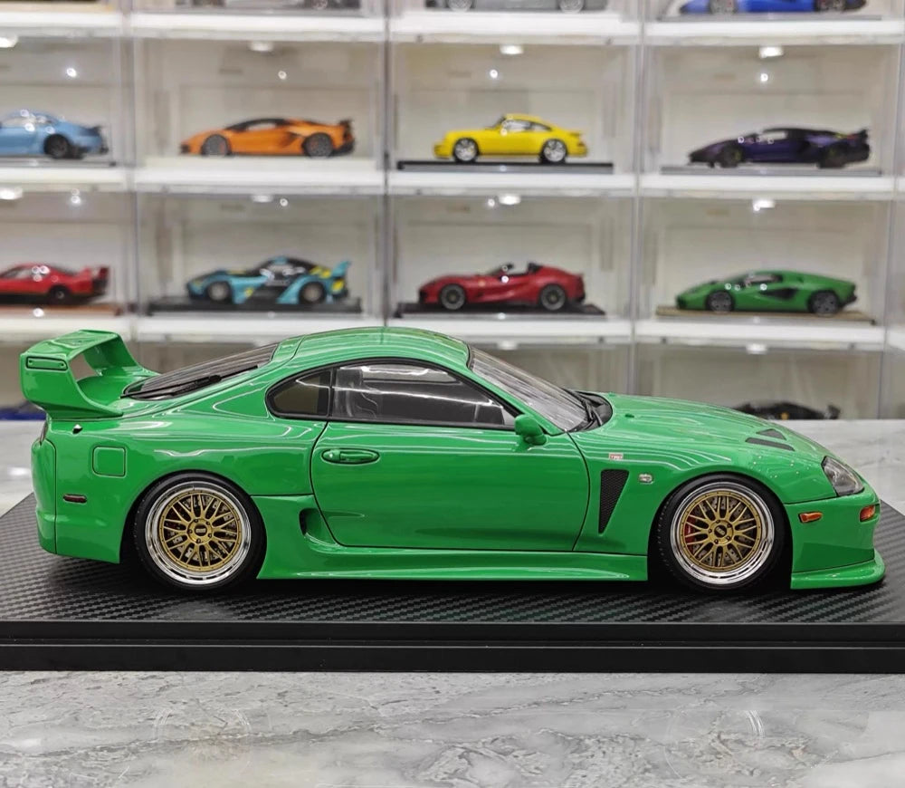 [Ignition] 1:18 Toyota 1993 Supra A80 TRD 3000GT Green Model Car Resin