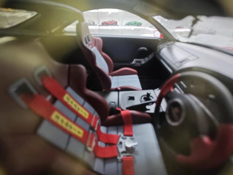 [Ignition] 1:18 Toyota 1993 Supra A80 TRD 3000GT rood modelauto Hars