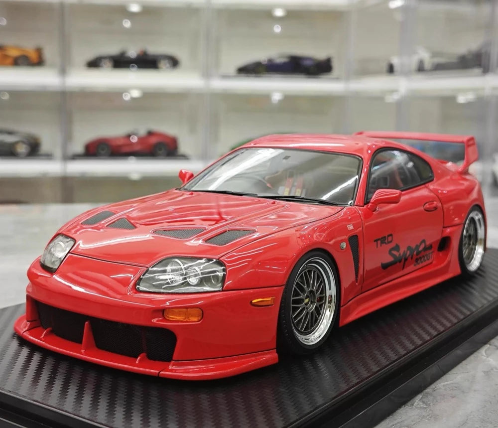 [Ignition] 1:18 Toyota 1993 Supra A80 TRD 3000GT Red Model Car Resin