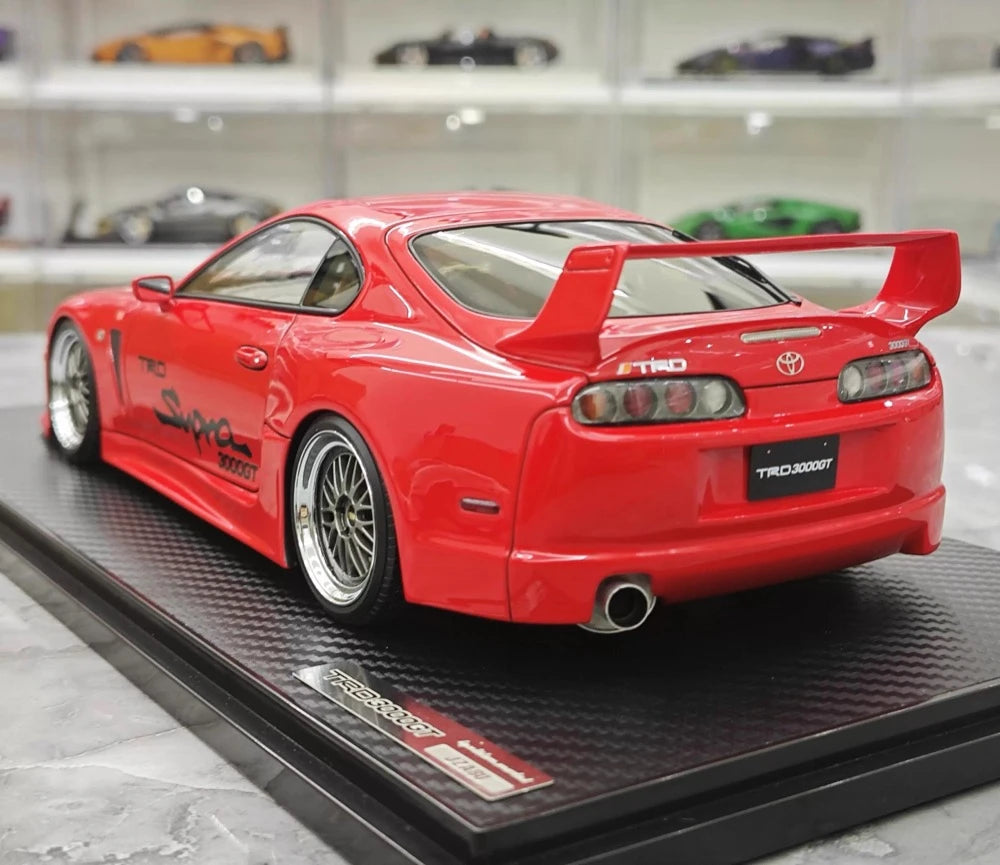[Ignition] 1:18 Toyota 1993 Supra A80 TRD 3000GT Red Model Car Resin