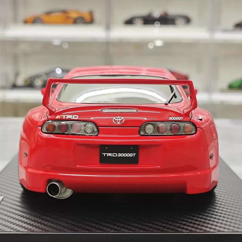 [Ignition] 1:18 Toyota 1993 Supra A80 TRD 3000GT Red Model Car Resin