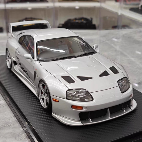 [Ignition] 1:18 Toyota 1993 Supra A80 TRD 3000GT zilver modelauto Hars
