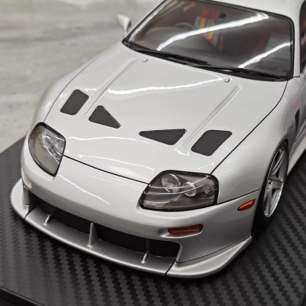 [Ignition] 1:18 Toyota 1993 Supra A80 TRD 3000GT Silver Model Car Resin