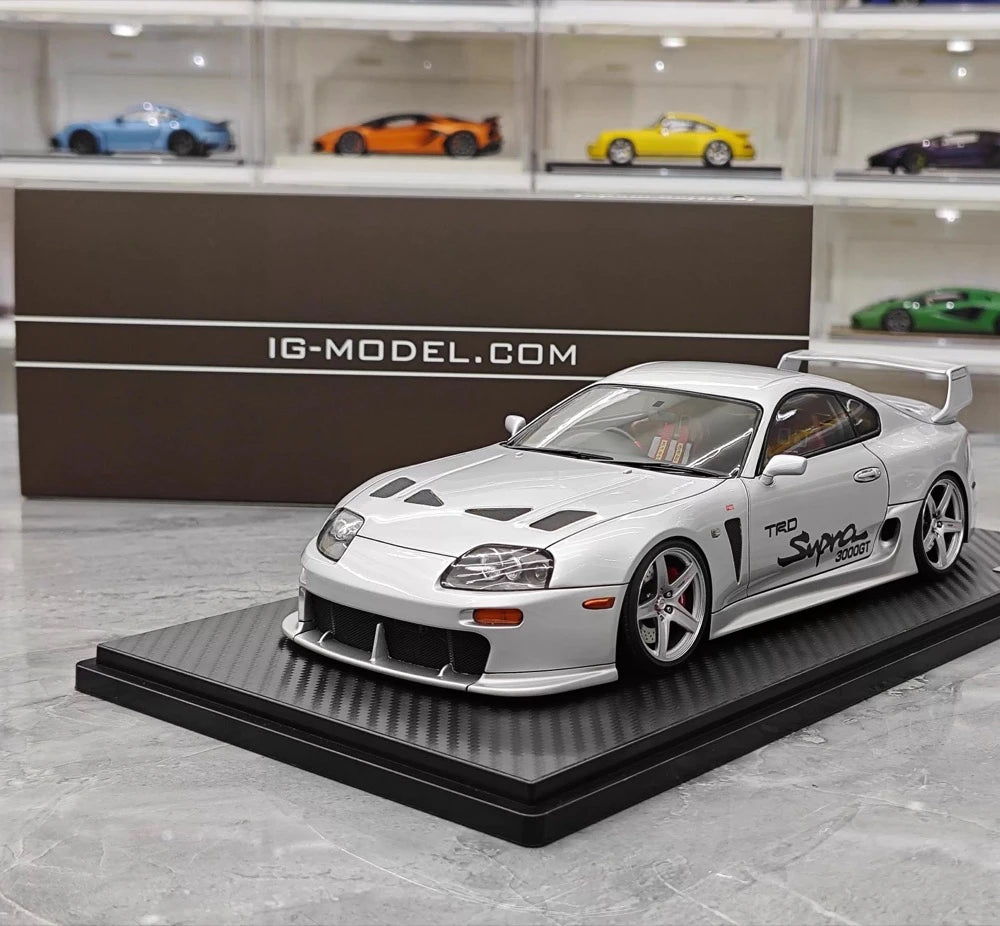 [Ignition] 1:18 Toyota 1993 Supra A80 TRD 3000GT Silver Model Car Resin