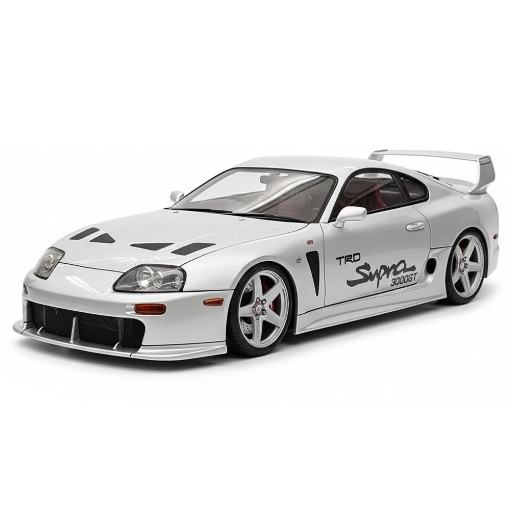 [Ignition] 1:18 Toyota 1993 Supra A80 TRD 3000GT Silver Model Car Resin