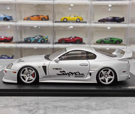[Ignition] 1:18 Toyota 1993 Supra A80 TRD 3000GT zilver modelauto Hars