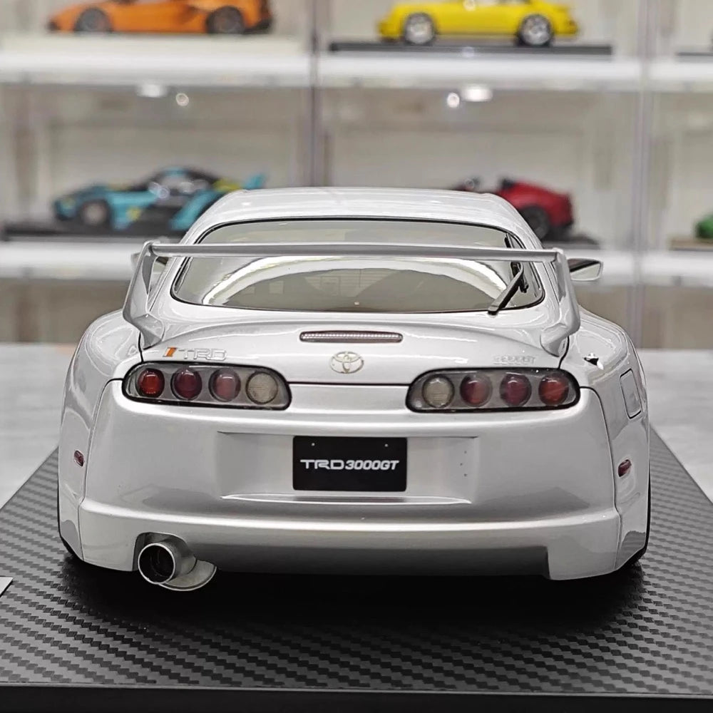 [Ignition] 1:18 Toyota 1993 Supra A80 TRD 3000GT Silver Model Car Resin