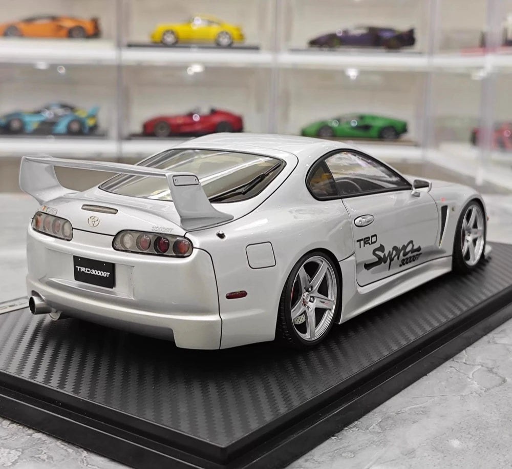[Ignition] 1:18 Toyota 1993 Supra A80 TRD 3000GT Silver Model Car Resin