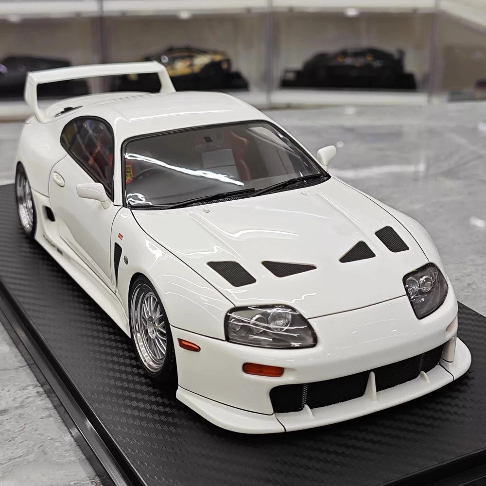[Ignition] 1:18 Toyota 1993 Supra A80 TRD 3000GT White Model Car Resin