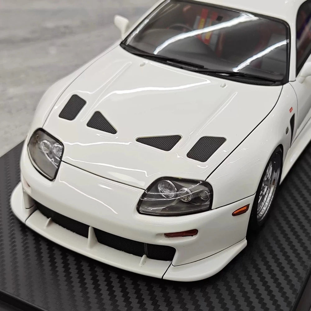 [Ignition] 1:18 Toyota 1993 Supra A80 TRD 3000GT White Model Car Resin