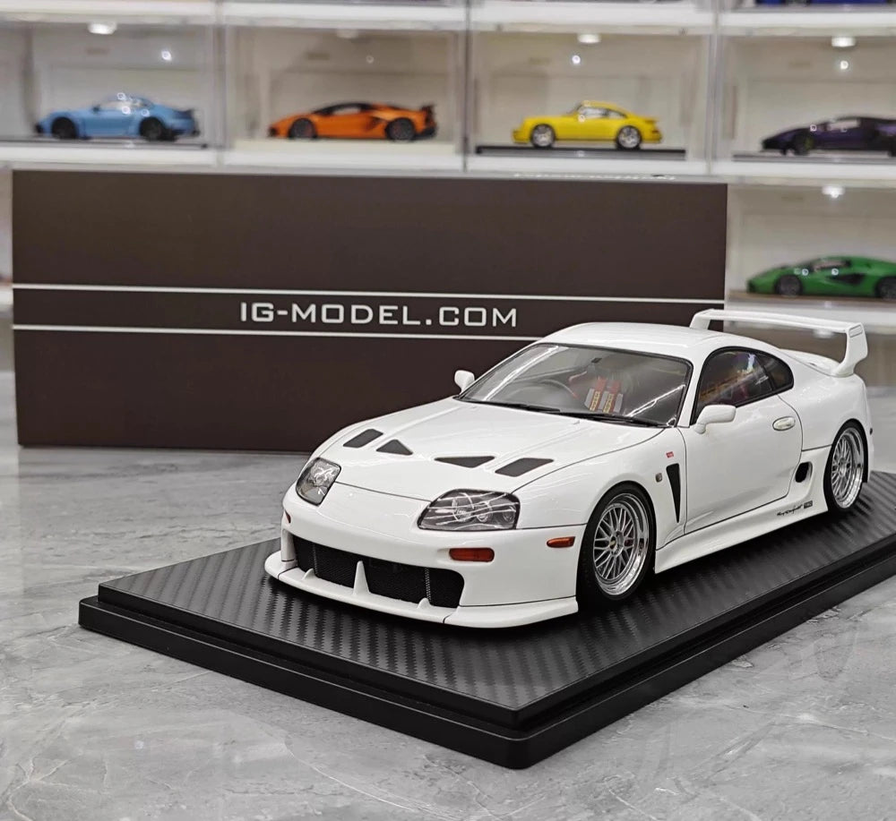 [Ignition] 1:18 Toyota 1993 Supra A80 TRD 3000GT White Model Car Resin