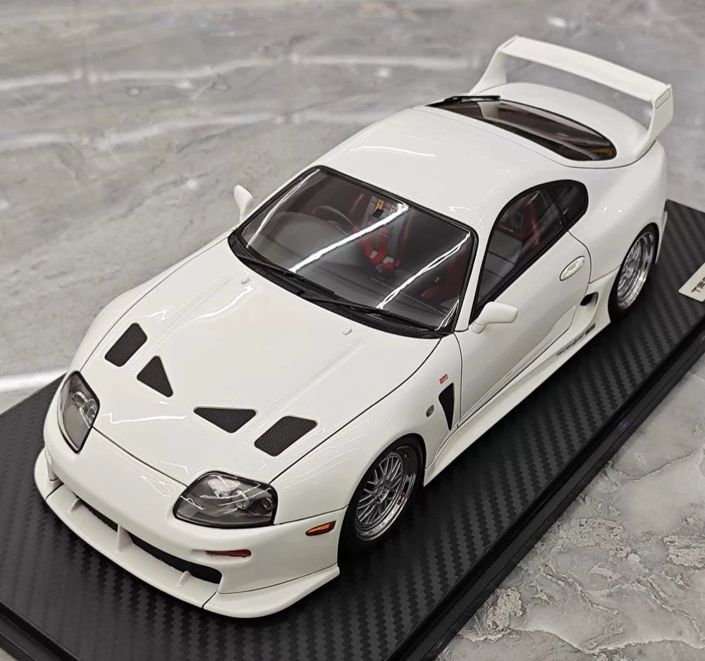 [Ignition] 1:18 Toyota 1993 Supra A80 TRD 3000GT White Model Car Resin