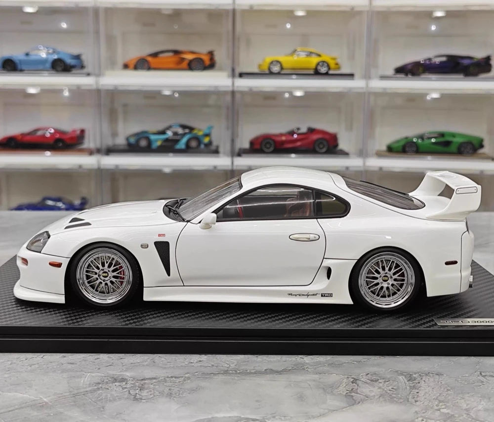 [Ignition] 1:18 Toyota 1993 Supra A80 TRD 3000GT White Model Car Resin