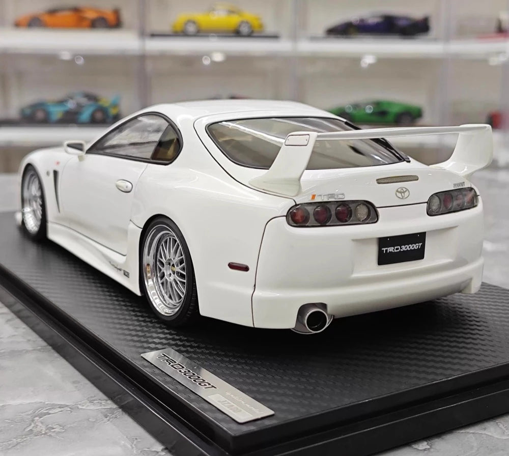[Ignition] 1:18 Toyota 1993 Supra A80 TRD 3000GT White Model Car Resin