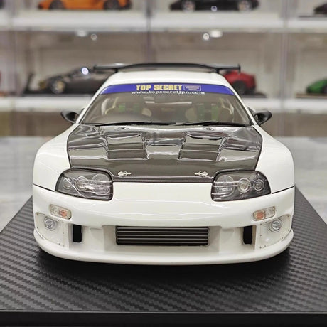 [Ignition] 1:18 Toyota 1993 Supra A80 TRD 3000GT wit & zwart modelauto Hars
