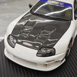 [Ignition] 1:18 Toyota 1993 Supra A80 TRD 3000GT White & Black Model Car Resin