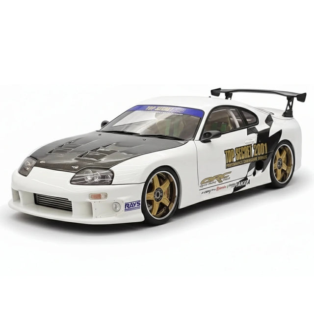 [Ignition] 1:18 Toyota 1993 Supra A80 TRD 3000GT White & Black Model Car Resin