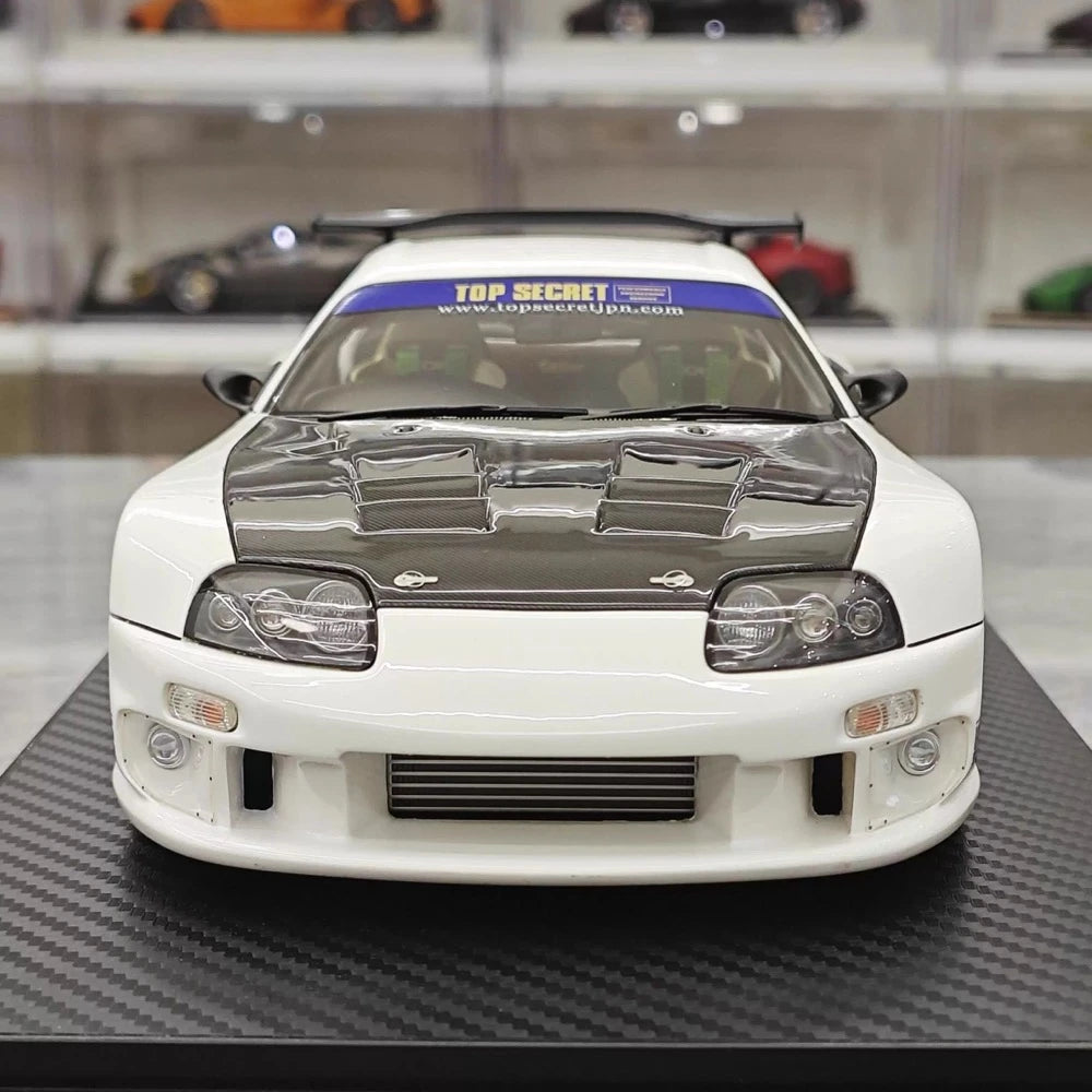 [Ignition] 1:18 Toyota 1993 Supra A80 TRD 3000GT White & Black Model Car Resin