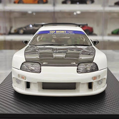 [Ignition] 1:18 Toyota 1993 Supra A80 TRD 3000GT White & Black Model Car Resin