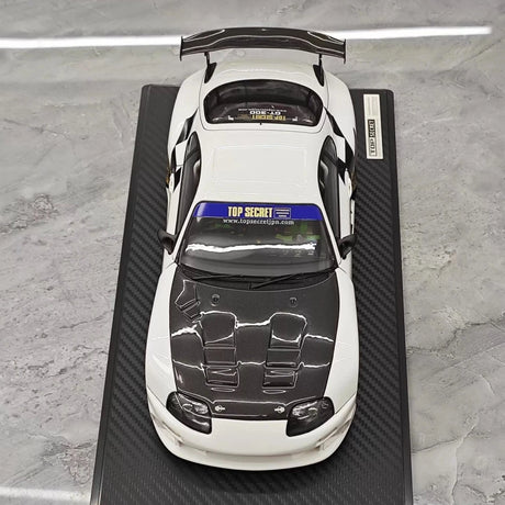 [Ignition] 1:18 Toyota 1993 Supra A80 TRD 3000GT wit & zwart modelauto Hars