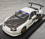 [Ignition] 1:18 Toyota 1993 Supra A80 TRD 3000GT White & Black Model Car Resin