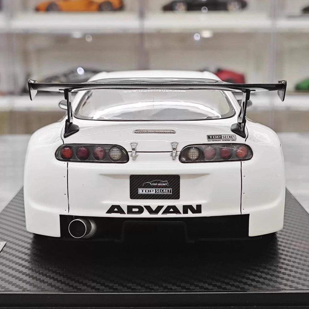 [Ignition] 1:18 Toyota 1993 Supra A80 TRD 3000GT White & Black Model Car Resin