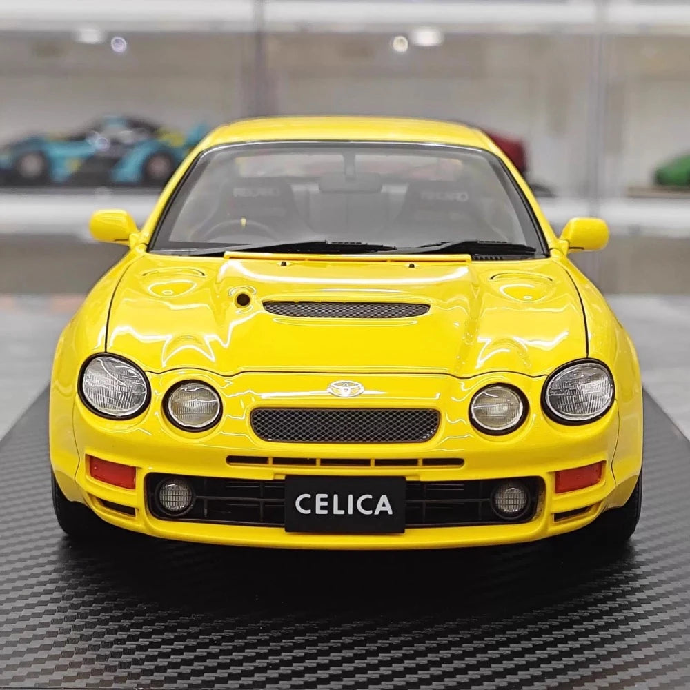 [Ignition] 1:18 Toyota 1994 Celica GT-FOUR ST205 geel modelauto Hars