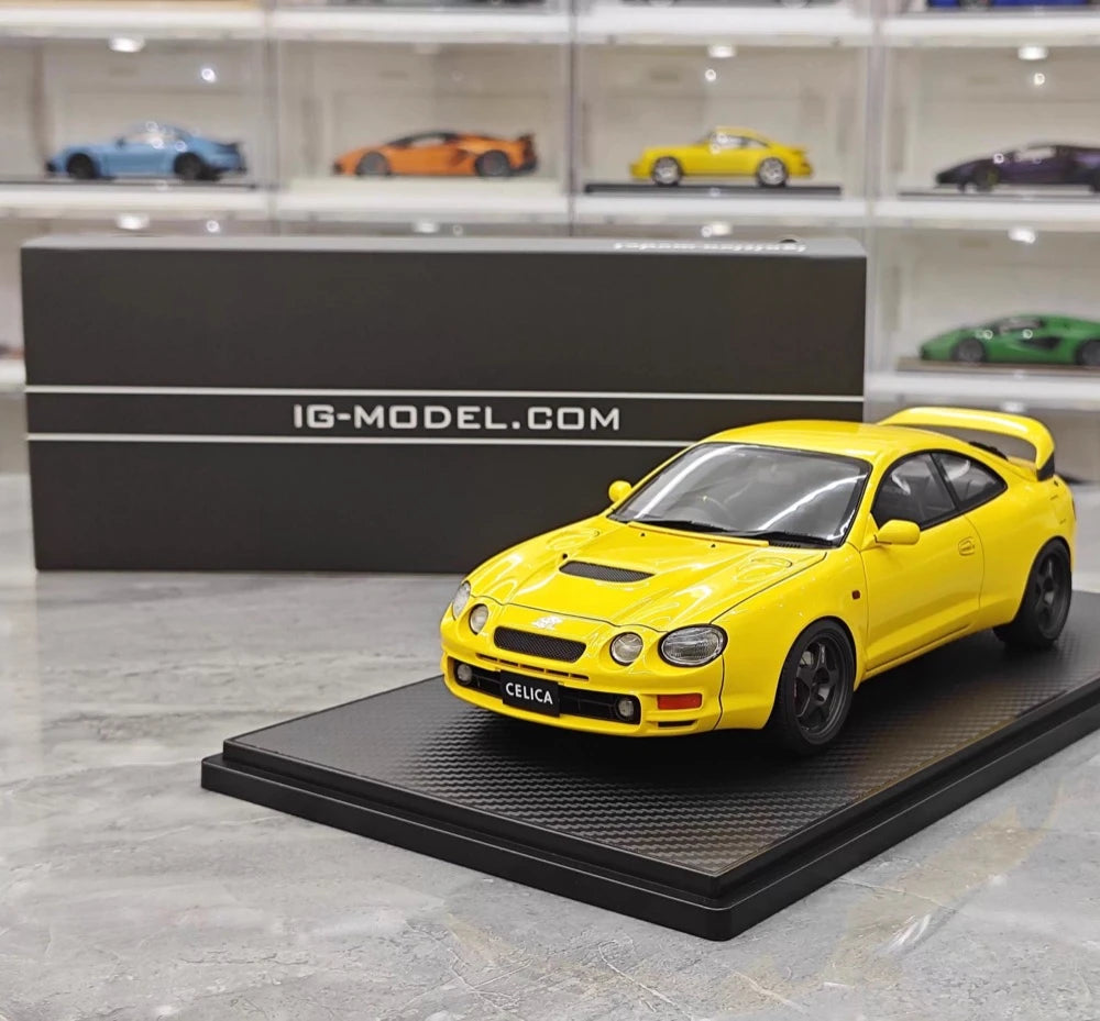 [Ignition] 1:18 Toyota 1994 Celica GT-FOUR ST205 Yellow Model Car Resin
