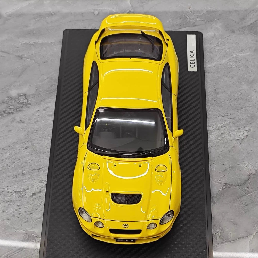 [Ignition] 1:18 Toyota 1994 Celica GT-FOUR ST205 Yellow Model Car Resin