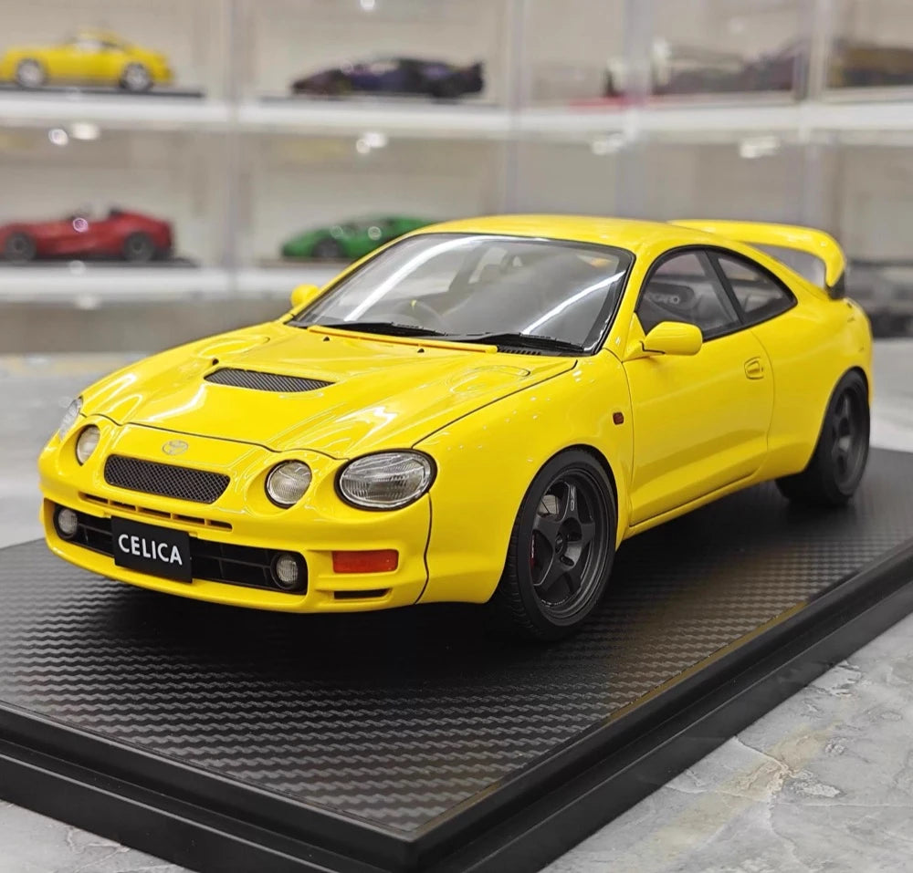 [Ignition] 1:18 Toyota 1994 Celica GT-FOUR ST205 Yellow Model Car Resin