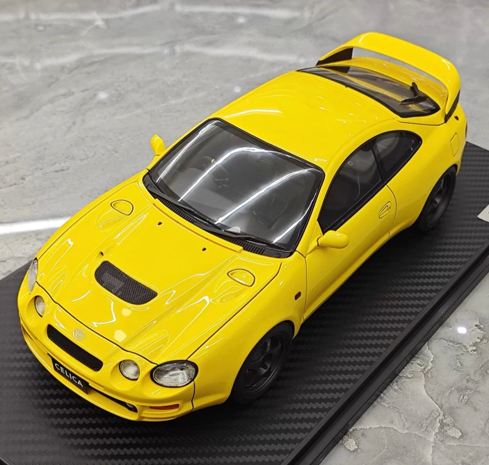 [Ignition] 1:18 Toyota 1994 Celica GT-FOUR ST205 Yellow Model Car Resin