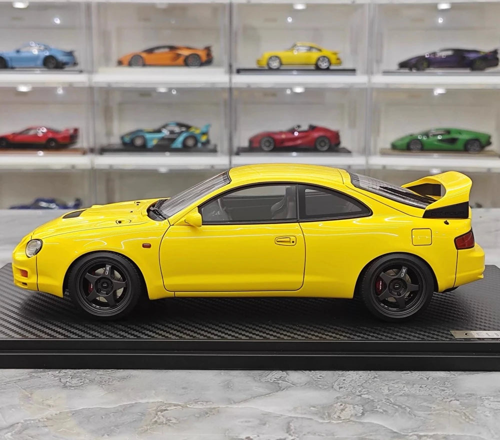 [Ignition] 1:18 Toyota 1994 Celica GT-FOUR ST205 Yellow Model Car Resin