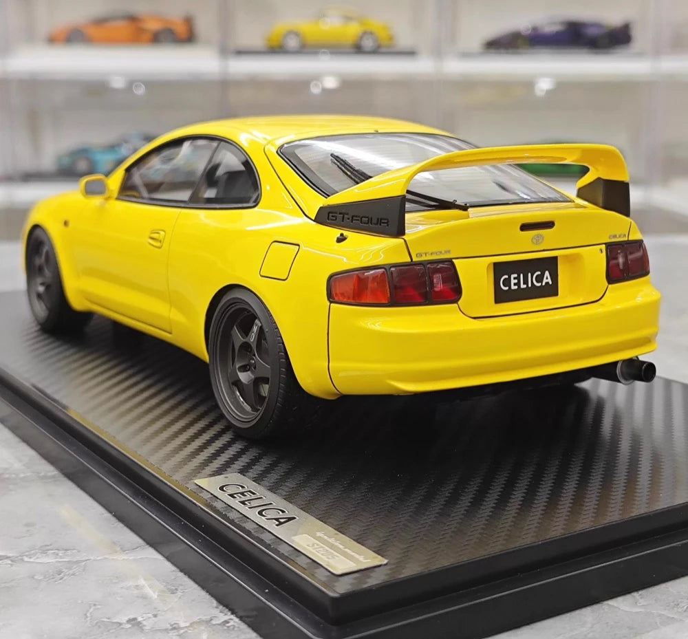 [Ignition] 1:18 Toyota 1994 Celica GT-FOUR ST205 Yellow Model Car Resin