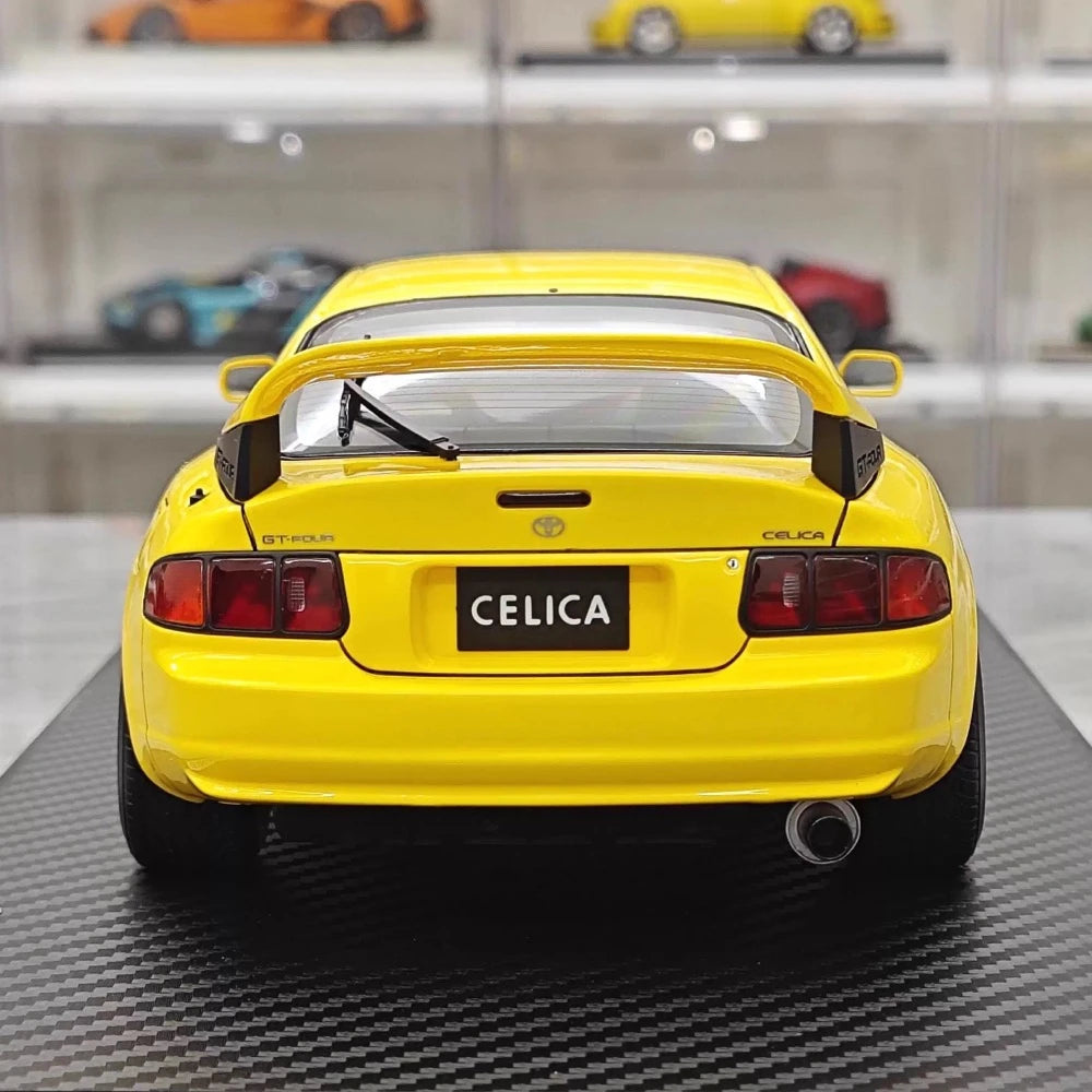 [Ignition] 1:18 Toyota 1994 Celica GT-FOUR ST205 geel modelauto Hars