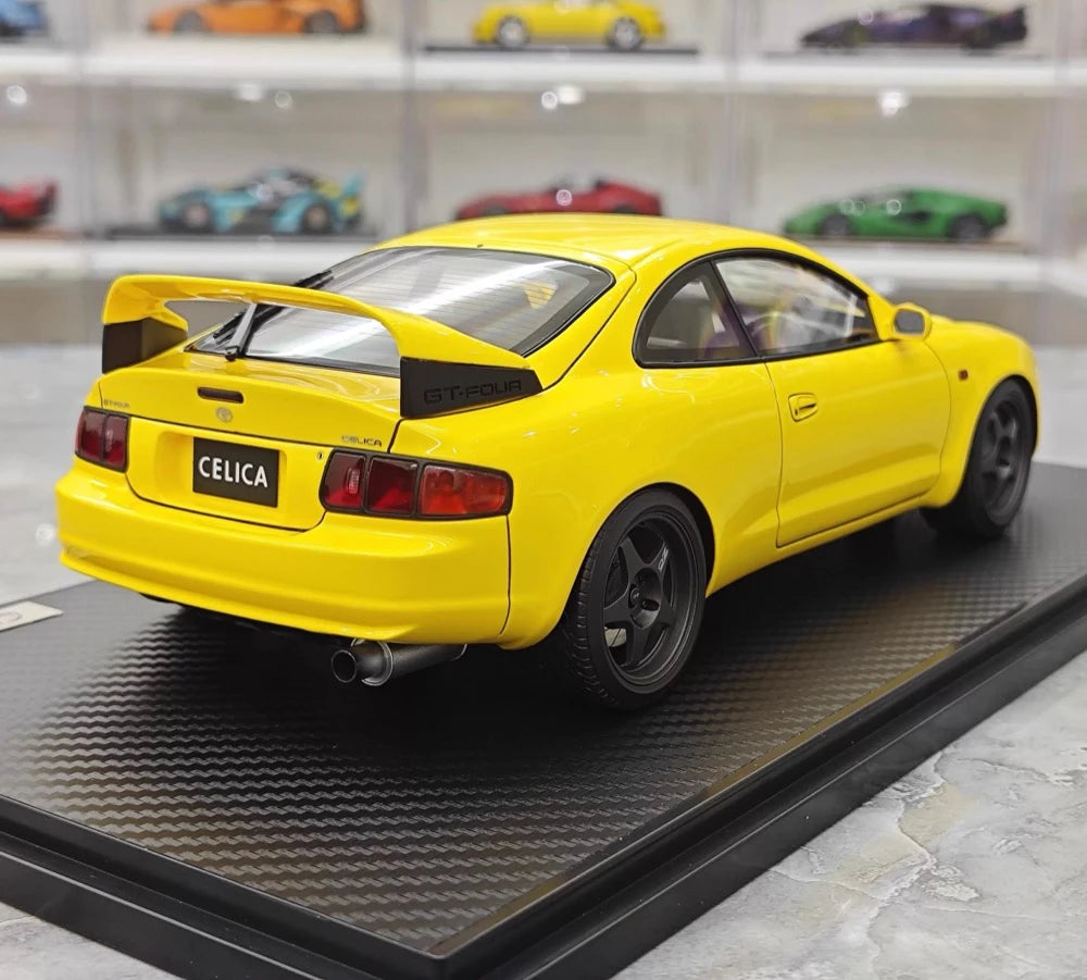 [Ignition] 1:18 Toyota 1994 Celica GT-FOUR ST205 Yellow Model Car Resin