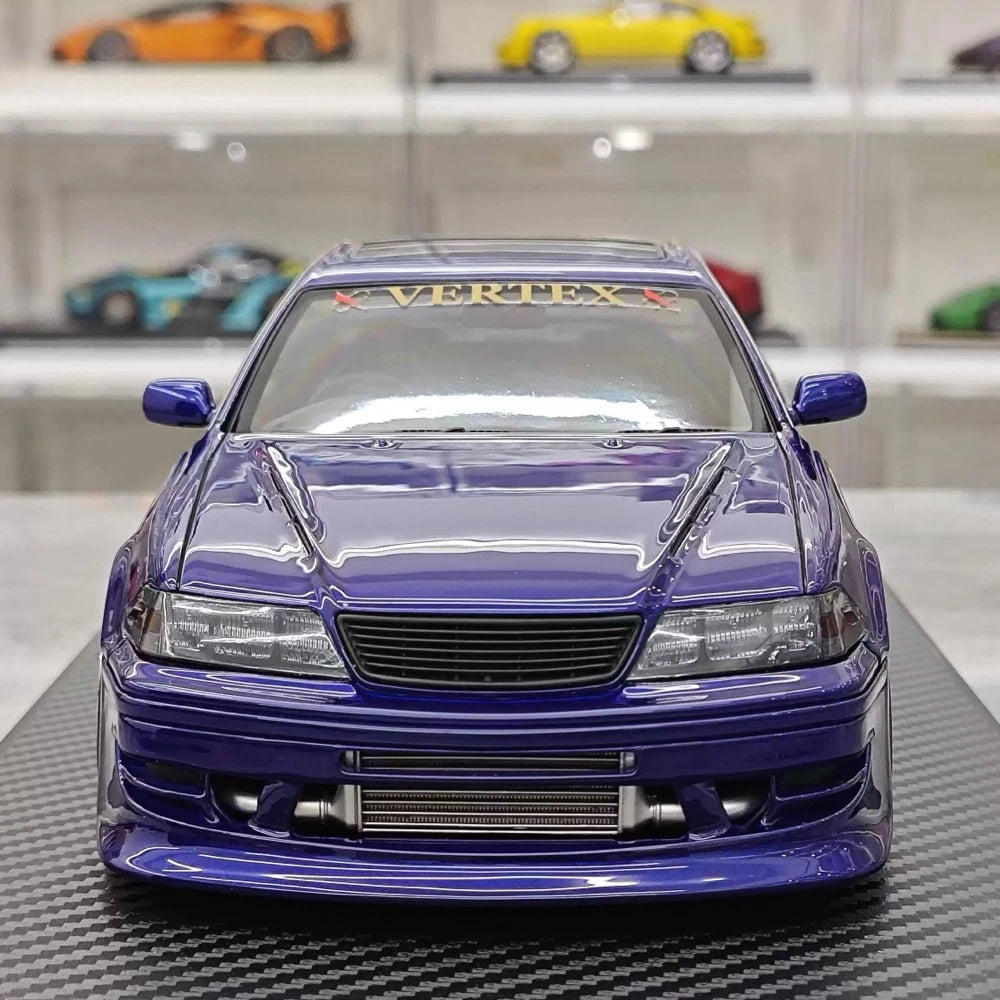 [Ignition] 1:18 Toyota 1996 Mark II JZX100 VERTEX Blue Model Car Resin