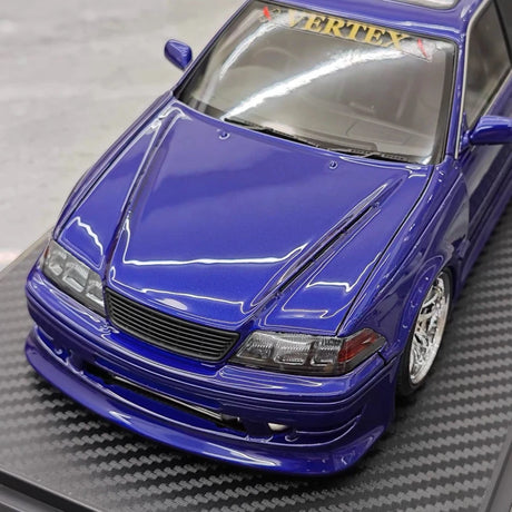 [Ignition] 1:18 Toyota 1996 Mark II JZX100 VERTEX blauw modelauto Hars