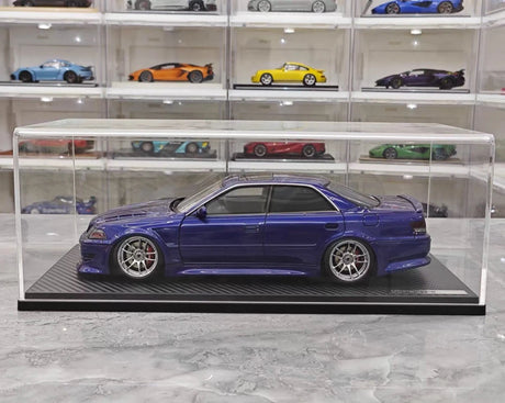 [Ignition] 1:18 Toyota 1996 Mark II JZX100 VERTEX blauw modelauto Hars