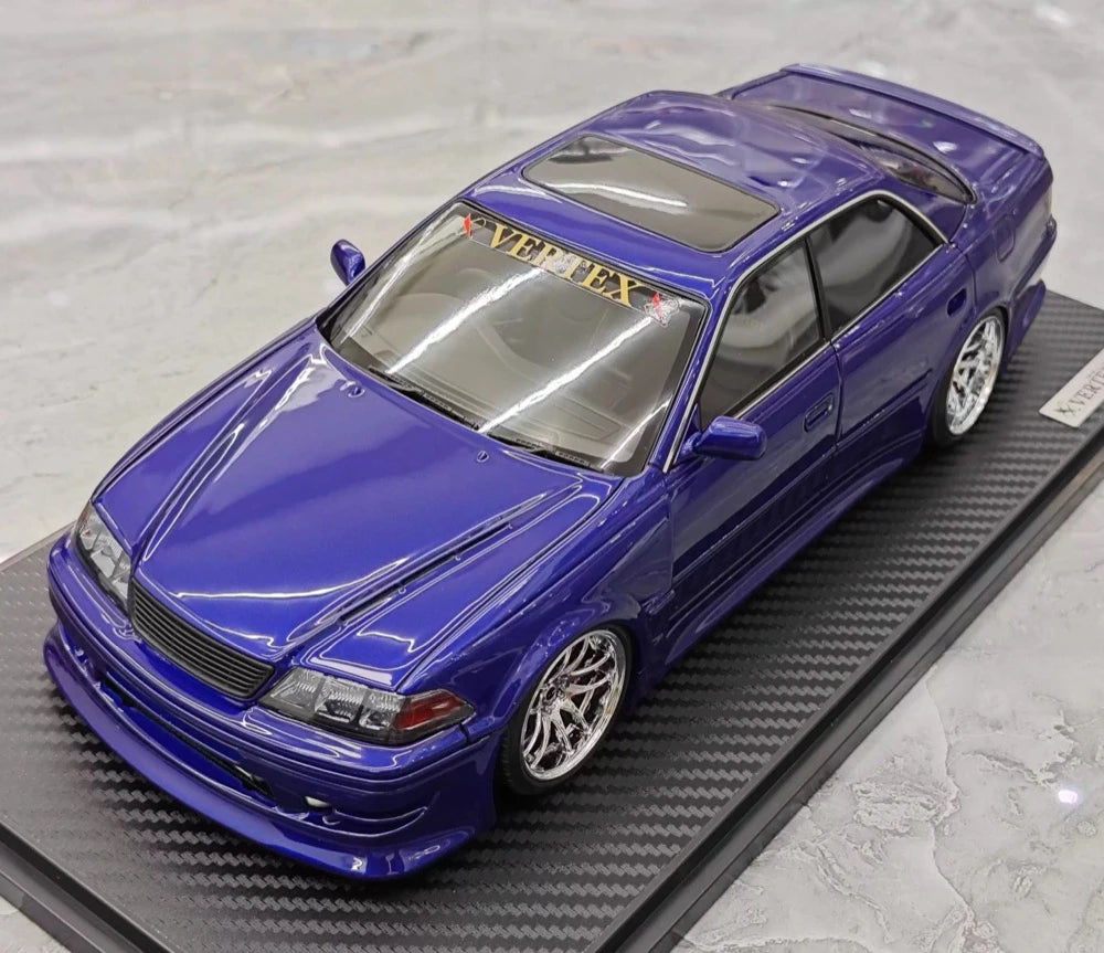 [Ignition] 1:18 Toyota 1996 Mark II JZX100 VERTEX Blue Model Car Resin