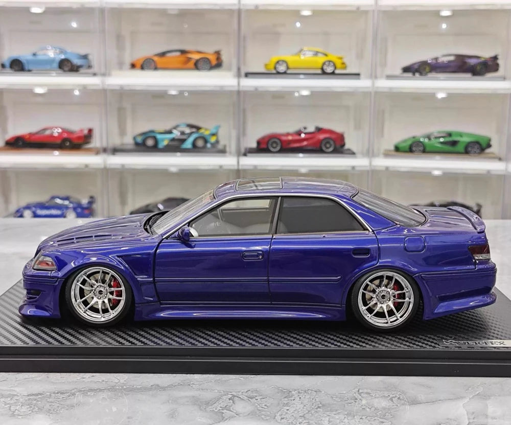 [Ignition] 1:18 Toyota 1996 Mark II JZX100 VERTEX Blue Model Car Resin