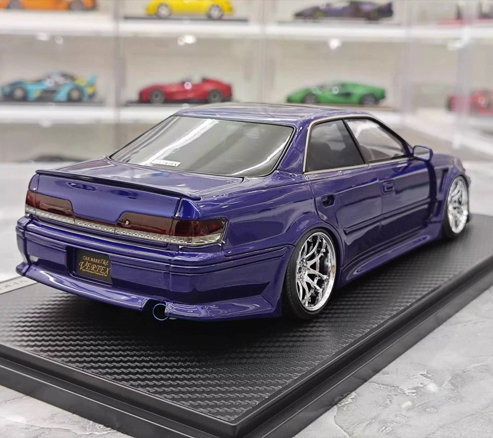 [Ignition] 1:18 Toyota 1996 Mark II JZX100 VERTEX Blue Model Car Resin