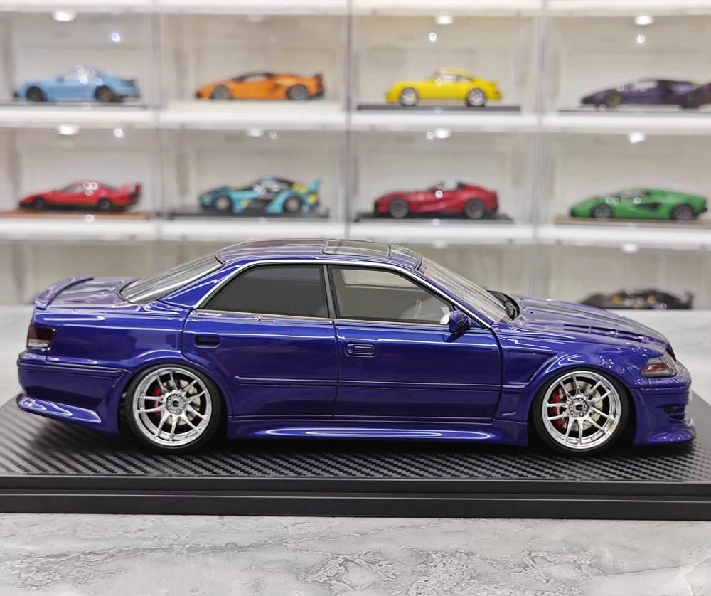 [Ignition] 1:18 Toyota 1996 Mark II JZX100 VERTEX Blue Model Car Resin